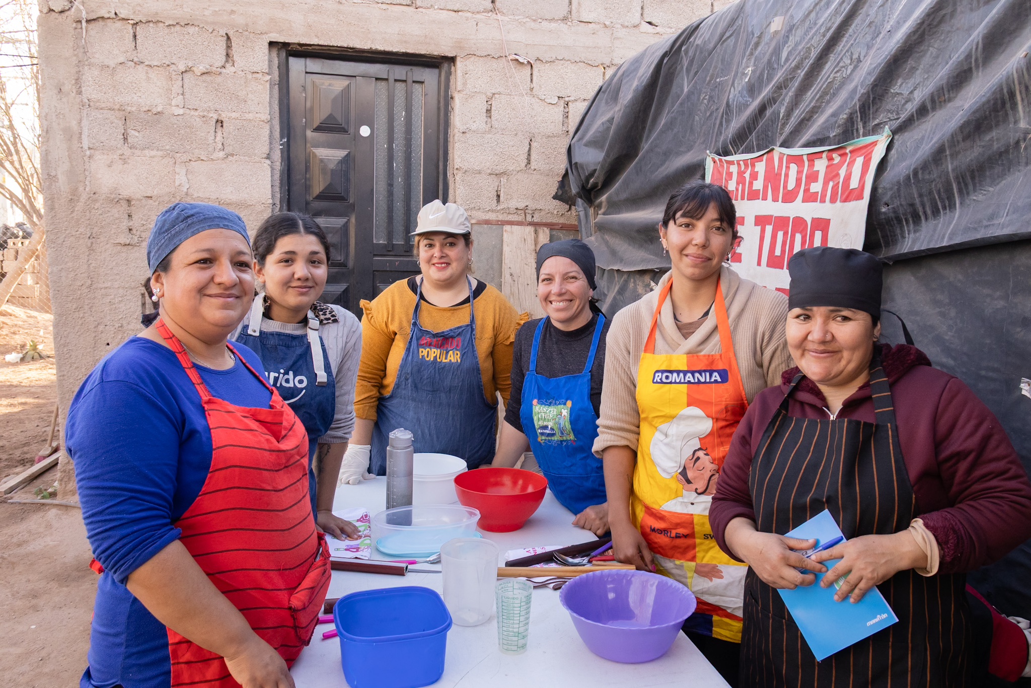 Inicio de actividades en el Merendero De Todo Corazón